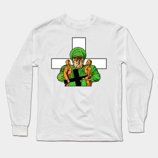 Military soldiers and cross Long Sleeve T-Shirt